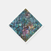 Rainbow Iridescent Abalone Beach Sea Muschel Serviette (Ecke)