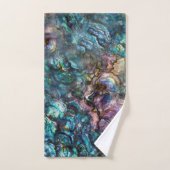 Rainbow Iridescent Abalone Sea Muschel Badhandtuch Set (Handtuch)