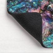 Rainbow Iridescent Abalone Sea Muschel Mousepad (Ecke)