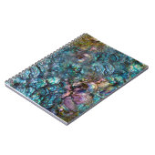 Rainbow Iridescent Abalone Sea Muschel Notizblock (Linke Seite)
