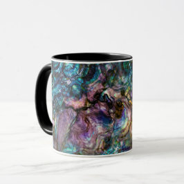 Rainbow Iridescent Abalone Sea Muschel Tasse