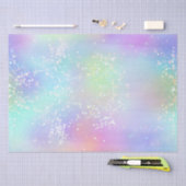 Rainbow Iridescent Foil and Holographic Glitzer Seidenpapier (Handwerk)