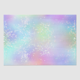 Rainbow Iridescent Foil and Holographic Glitzer Seidenpapier