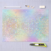 Rainbow Iridescent Foil and Holographic Glitzer Seidenpapier (Handwerk)