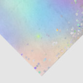 Rainbow Iridescent Foil and Holographic Glitzer Seidenpapier (Detail)