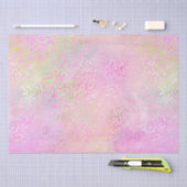 Rainbow Iridescent Gradient and Leopard Spots Seidenpapier (Handwerk)