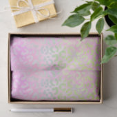 Rainbow Iridescent Gradient and Leopard Spots Seidenpapier (Geschenk)