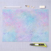 Rainbow Iridescent Gradient and Leopard Spots Seidenpapier (Handwerk)