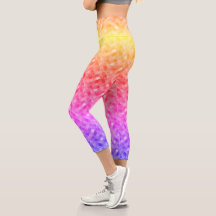 Rainbow Iridescent Jewel Look Geometrisches Muster