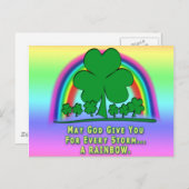 RAINBOW - IRISH SESSING POSTKARTE (Vorne/Hinten)