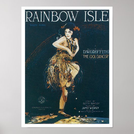 Rainbow Isle Vintag Songbook Cover Poster (Vorne)