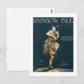 Rainbow Isle Vintag Songbook Cover Postkarte (Vorne/Hinten)