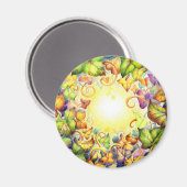 Rainbow Ivy Eye Magnet (Vorderseite/Rückseite)