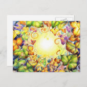 Rainbow Ivy Eye Postkarte (Vorne/Hinten)