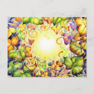 Rainbow Ivy Eye Postkarte