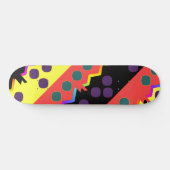 Rainbow Jagged Geo Skateboard (Horizontal)