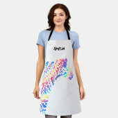 Rainbow Jaguar Personalisierte Schürze (Getragen)