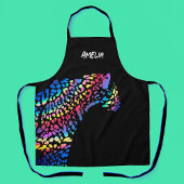 Rainbow Jaguar Personalisierte Schürze