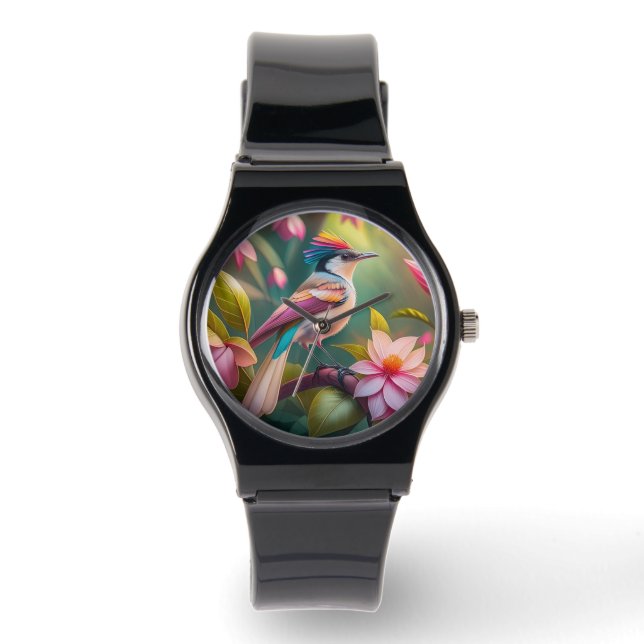Rainbow-Jay Fantasy Bird Armbanduhr (Vorderseite)