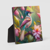 Rainbow-Jay Fantasy Bird Fotoplatte (Vorderseite)