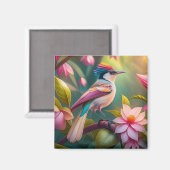 Rainbow-Jay Fantasy Bird Magnet (Vorderseite/Rückseite)