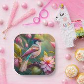 Rainbow-Jay Fantasy Bird Pappteller (Party)