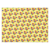 Rainbow Jelly Bean Candy Easter Jellybobohnenstein Tischdecke (Vorderseite (Horizontal))