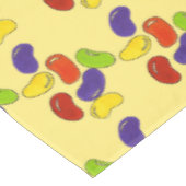Rainbow Jelly Bean Candy Easter Jellybobohnenstein Tischdecke (Schrägansicht)