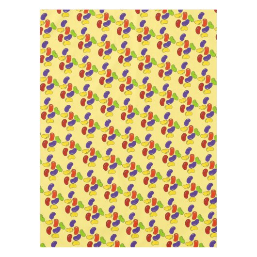 Rainbow Jelly Bean Candy Easter Jellybobohnenstein Tischdecke (Vorderseite)