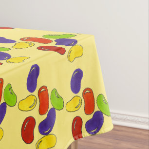 Rainbow Jelly Bean Candy Easter Jellybobohnenstein Tischdecke