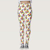 Rainbow Jelly Bean Jellyboa Osterkerze Leggings (Vorderseite)