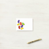 Rainbow Jelly Bean Oaster Basket Candy Post-it Klebezettel (Auf Schreibtisch)