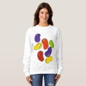 Rainbow Jelly Beans Easter Candy Feinschmecker Sweatshirt (Vorne ganz)