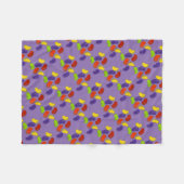 Rainbow Jelly Beans Jellybeans OsterBonbons Süßigk Fleecedecke (Vorderseite (Horizontal))