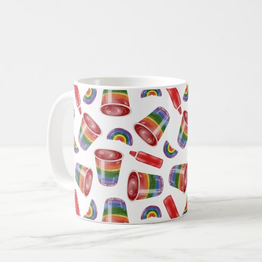 Rainbow Jelly Shots Tasse (Vorderseite Links)