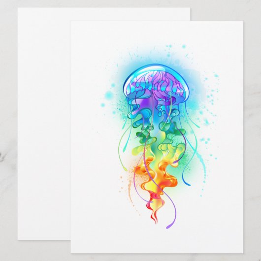 Rainbow jellyfish ankündigung (Vorne/Hinten)