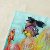 Rainbow Jellyfish Strandtuch (Beispiel)