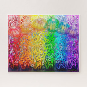 Rainbow Jellyfish Tentacles Puzzle