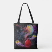Rainbow Jellyfish Tote Bag Tasche (Rückseite)