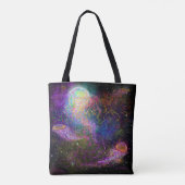 Rainbow Jellyfish Tote Bag Tasche (Rückseite)