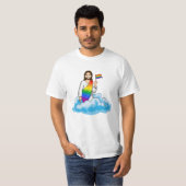 Rainbow Jesus Flag T-Shirt (Vorne ganz)