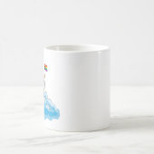 Rainbow Jesus Progress Flag Kaffeetasse (Mittel)