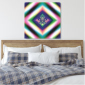 Rainbow Jewele Leinwanddruck (Insitu (Schlafzimmer))