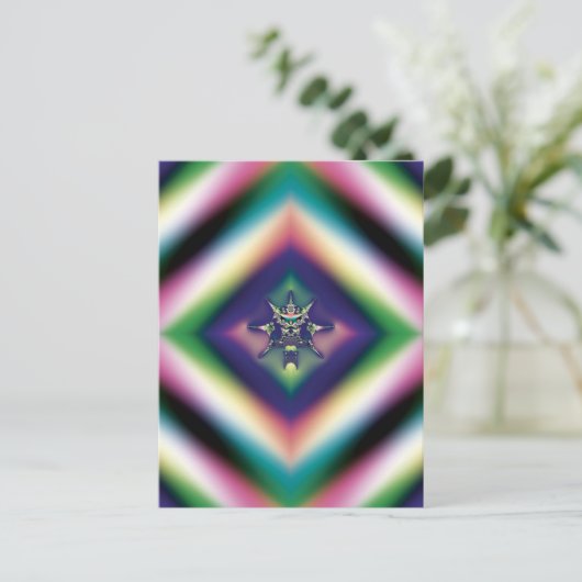 Rainbow Jewele Postkarte (Stehend Vorderseite)