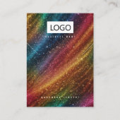 Rainbow Jewelrings Ohrringe Necklace Display Card Visitenkarte (Vorderseite)
