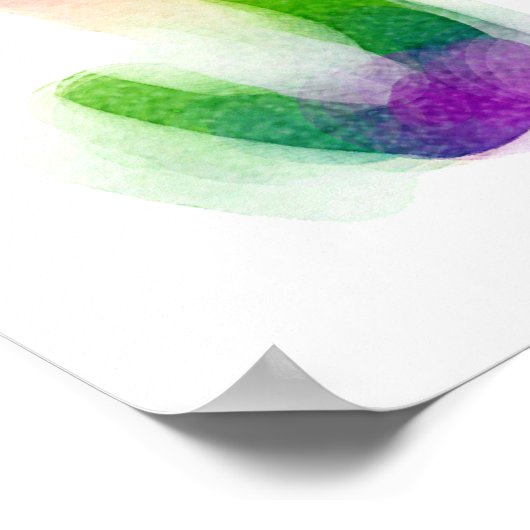 Rainbow Joy Poster (Ecke)