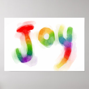 Rainbow Joy Poster