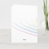 Rainbow Joy Save the Date Card Ankündigung (Rückseite)