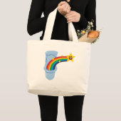 Rainbow Jumbo Stoffbeutel (Vorderseite (Produkt))