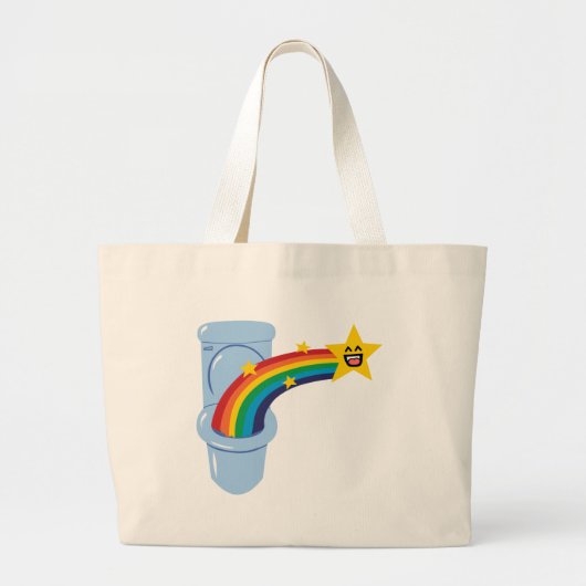 Rainbow Jumbo Stoffbeutel (Vorne)